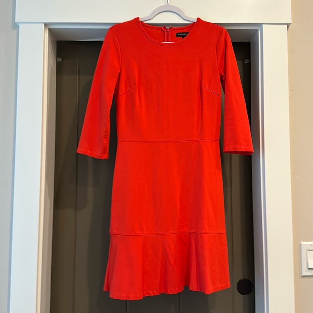 Banana Republic red dress
